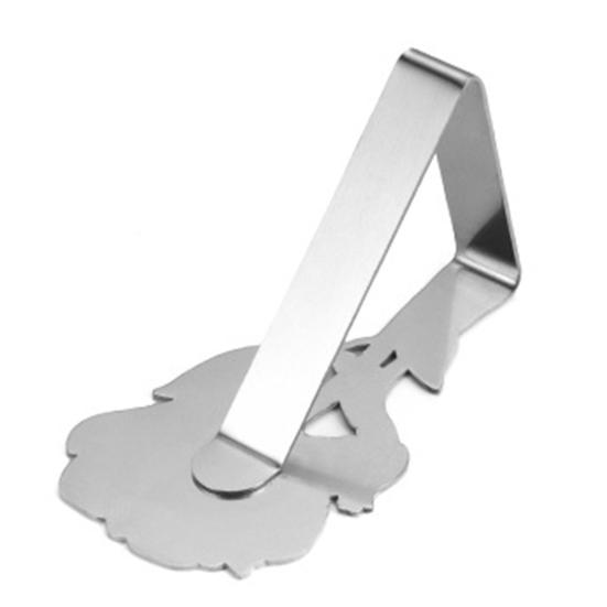 Зажим для скатерти из нержавеющей стали Роза Нескользящий для помещений и улицы Свадебная вечеринка Пикник Кемпинг Держатель скатерти Фиксирующий зажим