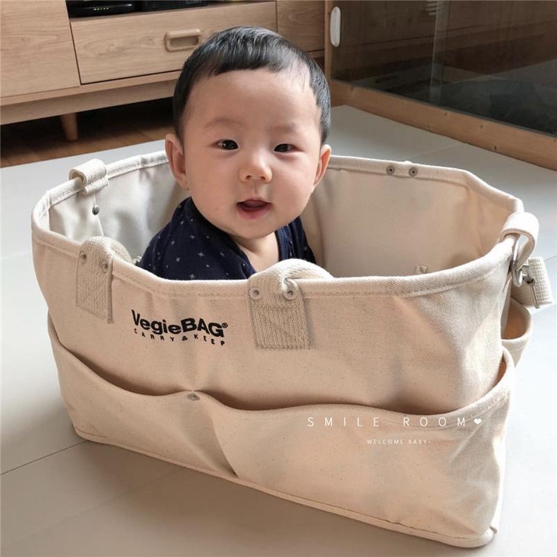Vegiebag Мамина сумка сумка для мамы и ребенка большая вместимость холщовая Сумка-тоут многофункциональная сумка для покупок портативная сумка Повседневно