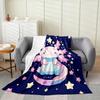 Gnome Sunflower Fleece Throw Blanket Queen Inch Dwarf Polka Dots Flannel Blanket for Men Women Cute Cartoon Yellow Farmhouse