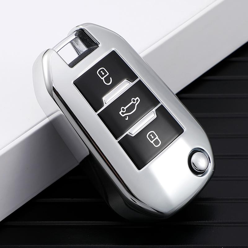 Для Citroen C4 C4L CACTUS C3 C6 C8 для Peugeot 2008 3008 4008 307 208 308 408 508 чехол для ключей автомобиля сумка аксессуары