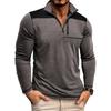 Men's Pullover Mock Neck Sweatshirts Athletic Casual Long Sleeve Golf Shirts
