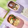 Практичный органайзер для микроволновой печи, съемный креативный студенческий ящик для бенто, чехол для бенто для использования в компании