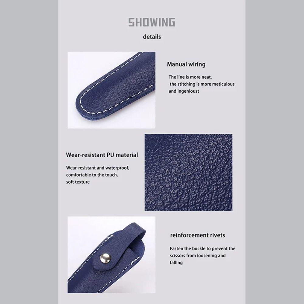 Чехол для ножниц Кожаный чехол из ПУ кожи Инструменты для стрижки и красоты Защитные чехлы для ножниц Парикмахер