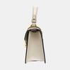 [Pre-Owned] Sylvie Gold Buckle Striped Web Leather Mini Tote Shoulder Crossbody Bag - Very Good #18NBE97