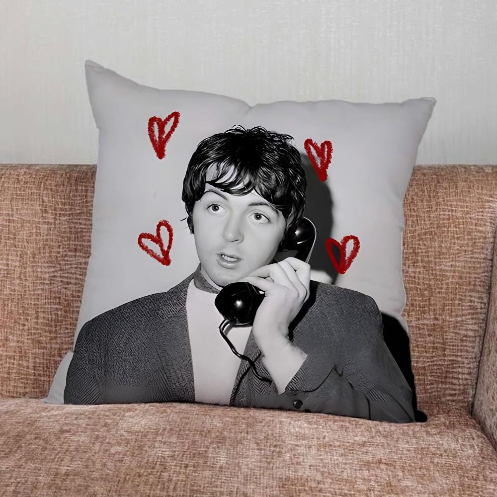 Подушка Singer P-Paul M-McCartney для дома, спальни, автомобиля, офиса, украшения гостиной, чехол для подушки на диван, подходит