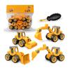 Наборы строительной техники для малышей Симуляция Включают 4 транспортных средства Пазл Детская разборная игрушечная машинка