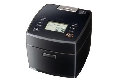 Mitsubishi Электрическая рисоварка IH Made in Genuine Charcoal Pot Freezing Rich Cooking Charcoal Jet Black, 5,5 чашек, тип, Япония, (Структура Камадо),