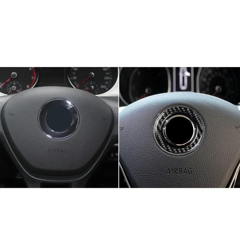 Автомобильный стайлинг рулевое колесо эмблема подходит для гольфа 6 гольфа 7 POLO CC Tiguan PASSAT TOURAN Scirocco BEETLE украшения Наклейки 5D