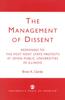 Книга The Management of Dissent : Responses To the Post Kent State Protests At Seven Public Universities In Illinois