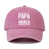 PAPA ABUELO Испанская бейсболка из хлопка с принтом, модная винтажная потертая состаренная кепка для папы, регулируемые спортивные кепки для отдыха на природе