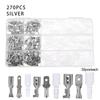 Kit Insulated Sheath Male Female Terminals Connector Insert Spade Plug Spring Wire Connectors