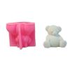 3D Crochet Bear Silicone Molds for Candle Soap Candy Chocolate Molds Cement Gypsum Silicone Molds for Home Decoration