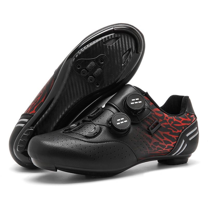 Unisex Cycling Shoes Road Mountain Bikes Lightweight Stiff Sole Clipless Compatible
