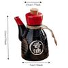 200 ML Restaurant Chili Oil Pot Ceramic Kitchen Seasoning Container  Home