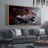 Тигр украшение гостиной картина маслом настенный постер животное искусство цифровая живопись печать на холсте