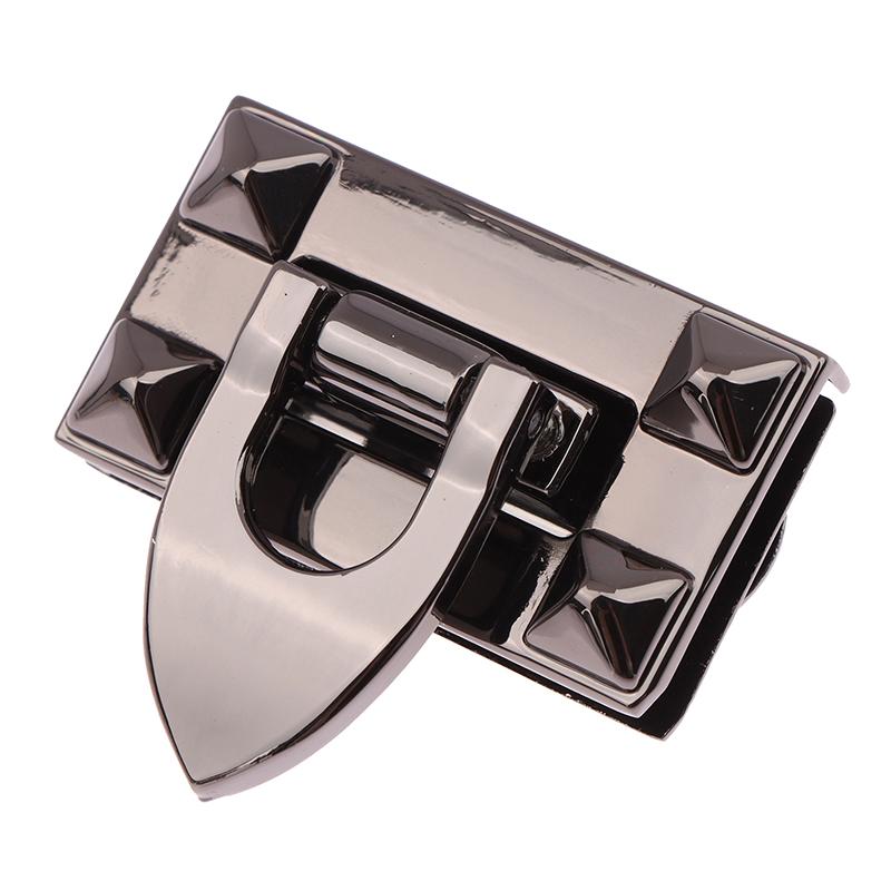 1PCS 4CM Metal Turn Twist Lock Buckles For DIY Women Handbag Bag Purse Hardware Closure Clasp Bags Parts Accessories