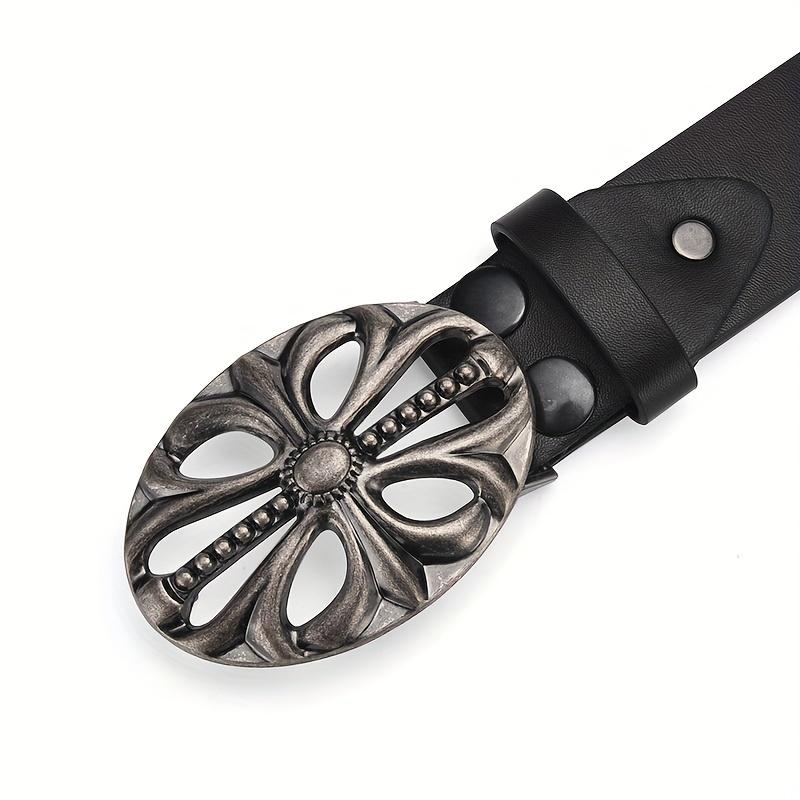 Мужской ремень в стиле бохо, пояс в винтажном стиле с инкрустацией в виде головы скелета, женский ремень с заклепками, пояс в стиле хип-хоп, панк-рок, стиль Y2K, пояс для секс-бомбы