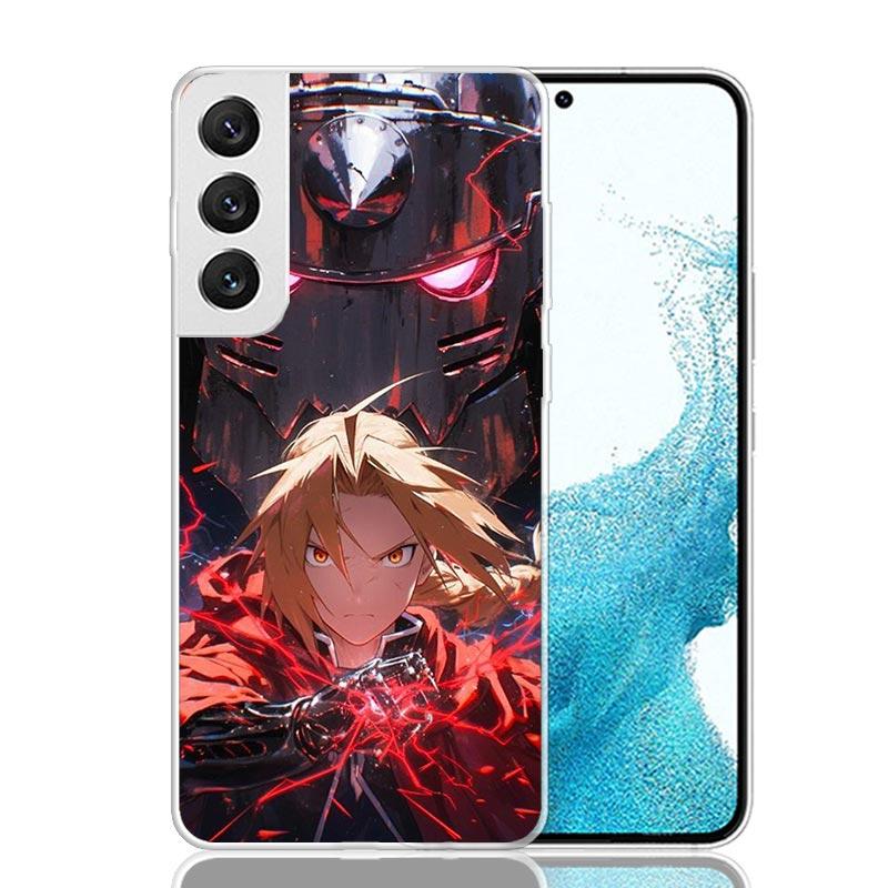 Чехол для телефона с аниме F-ullmetal A-Alchemist для Samsung Galaxy S26 S25 Edge S24 S23 FE S22 Ultra S21 Plus S20 + Fundas Cover Coque G