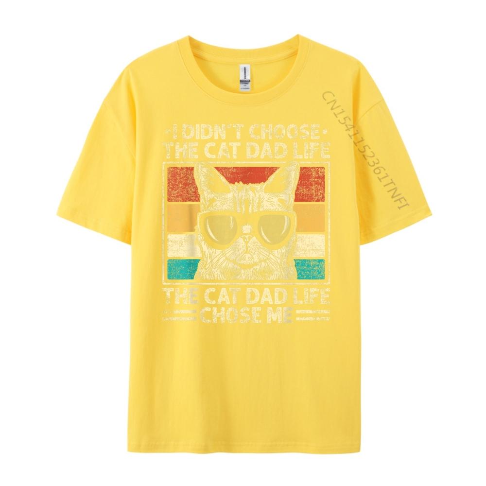Cat Dad Shirts For Unisex Funny Cat Dad Father Is Day Cat Daddy Fall Clothes Aesthetic Halloween Memorial Day