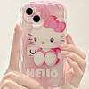 Чехол Hello Kitty для iPhone 14/13 Pro/12/11/XR/7 - Милый и простой дизайн