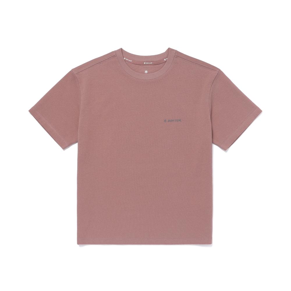 [Snowpeak] Kids Sorona Tropical Short-Sleeve T-Shirt Deep Pink (S26MKFTS83)