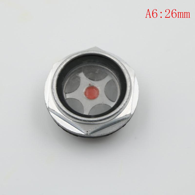 1 шт. 16-48 мм наружная резьба металлический воздушный компрессор смотровое стекло уровня масла