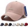 Новая вышитая бейсболка с буквой для мужчин и женщин, для отдыха на открытом воздухе, солнцезащитная, модная, универсальная, для путешествий