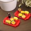 1 Set Cute Mini Hamburger Miniature Dollhouse Fast Food For Doll House Kitchen