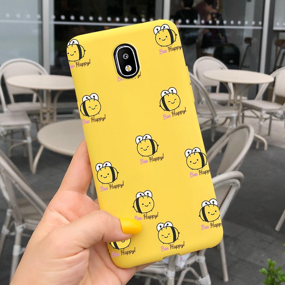 For Samsung Galaxy J5 2017 J530 SM-J530F Case Cute Cartoon Cats Unicorn Butterfly Bee Soft Cover for Samsung J5 2017 J530F Funda