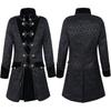 Men's Gothic ButtonS Tand-up Collar Art Retro Coat Tuxedo Jacket Coat