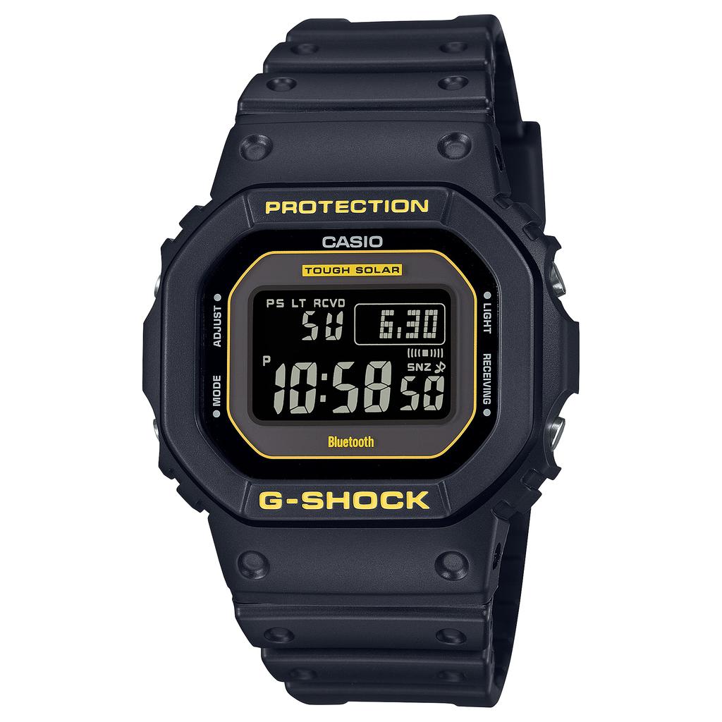 Casio Мужские кварцевые часы G-SHOCK с resin-корпусом, водозащитой 200 м, ударопрочные GW-B5600CY-1