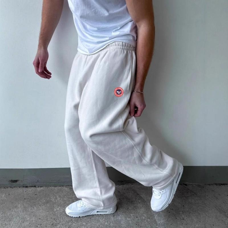 Printed Sweatpants Unisex Loose Casual Wide Leg Trousers