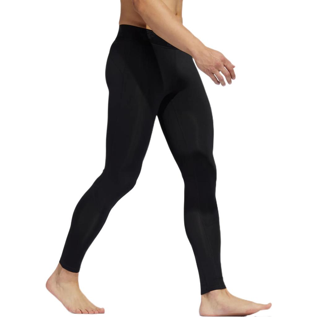 Adidas Solid Color Sports Leggings Men Bottoms Black GC8252