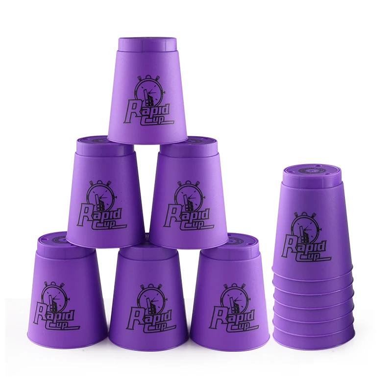 Quick Stacks Cups Speed Stacking Game 12PCS Indoor Antistress Toy for Kids Fast Reaction Training Fun Activity Party Games