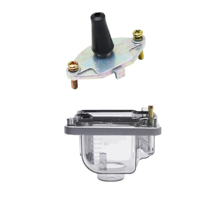 ZSDTRP Metal/Plastic Carburetor Top Cover Float Bowl kit for PWK21-34MM Motorcycles Accessories