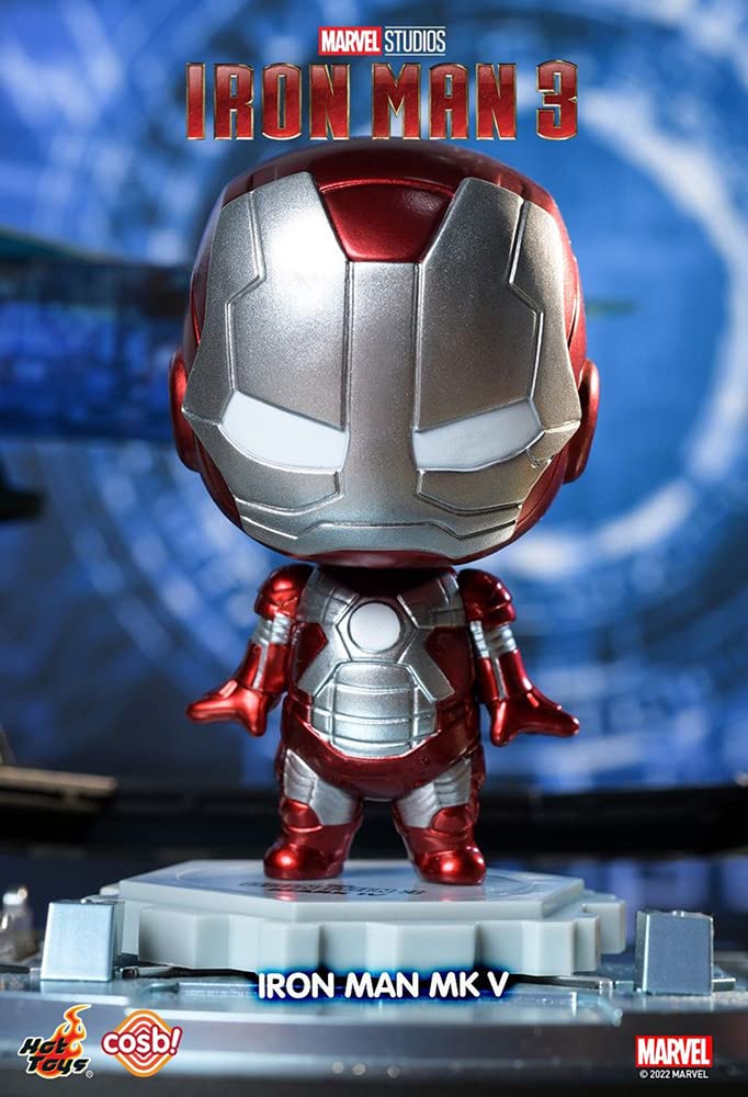 Коллекция Marvel от Косби Железный Человек Марк V из фильма Железный Человек примерно 8 см CBX064 #025 3, фигурка без масштаба, красная, высокая,