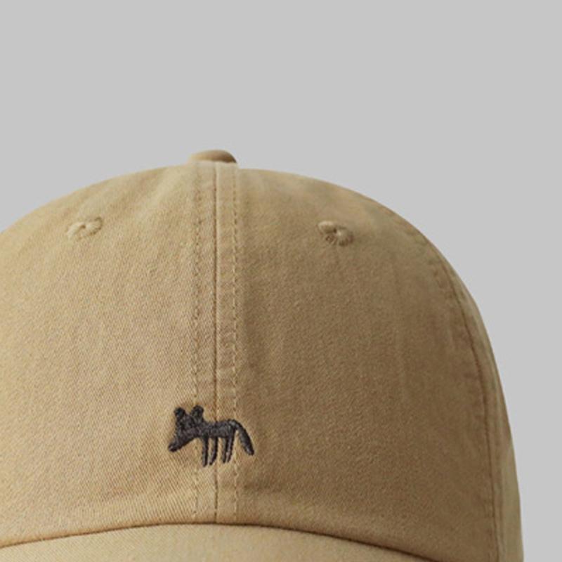 1 шт. Повседневная симпатичная вышитая бейсболка с изображением маленьких лисиц, кепка для женщин и мужчин, солнцезащитная кепка для отдыха на открытом воздухе