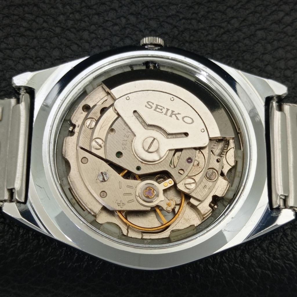 ЯПОНСКИЕ ВИНТАЖНЫЕ ОТРЕМОНТИРОВАННЫЕ МУЖСКИЕ АВТОМАТИЧЕСКИЕ ЧАСЫ SEIKO 6309A С ЗЕЛЕНЫМ ЦИФЕРБЛАТОМ a442997-1