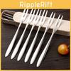 Stainless Steel West Tableware Fruit Forks Elegant Small Sized Snack Cake Dessert Utensils