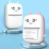 Mini Thermal Printer HURC9 Cat Design - Blue