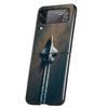 Крутой чехол для телефона с изображением самолета для Samsung Galaxy Z Flip 3 4 5 6 7, Жесткий складной ПК, Чехол для Samsung Z Flip3 Flip4 Flip5
