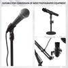 TORMEN 2-Piece Microphone Stand Adapter Screw Adapter Thread 1/4 Female to 5/8-27 Male, 3/8 Female to 5/8-27 Male Screw for Tripods, Microphone Stands