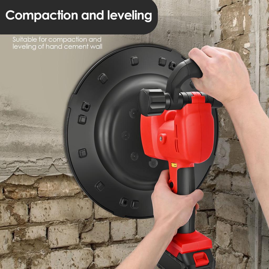 1700W Cement Plaster Sander Grinder with Auto Cement Mixing Rod Electric Concrete Mortar Trowel Wall Polishing Machine