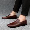 Модные мокасины из натуральной кожи для мужчин, дизайнерские мокасины, модные мягкие туфли без застежек на плоской подошве, повседневная мужская обувь для взрослых, туфли-лодочки