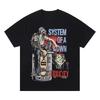 2025 Футболка группы System Of A Down Хлопковая Мягкая Летняя Футболка Футболка Женская Модная Футболка Мужская Рок-музыка Уличная Одежда Футболки Топы