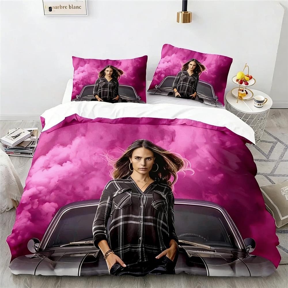 HD Fast F-Furious Vin Diesel Racing Car Duvet Cover Pillowcase Twin Full Queen King Double Single Size Women Adults Teens Beddin