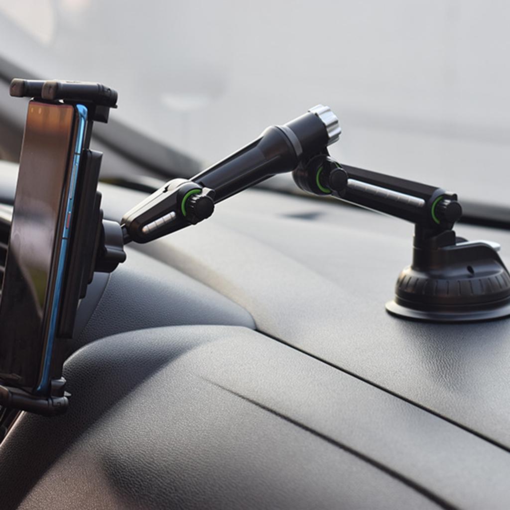 Автомобильный держатель для планшета с удлиненной присоской, складной, для использования в грузовиках и транспортных средствах, вращающийся на 360 градусов