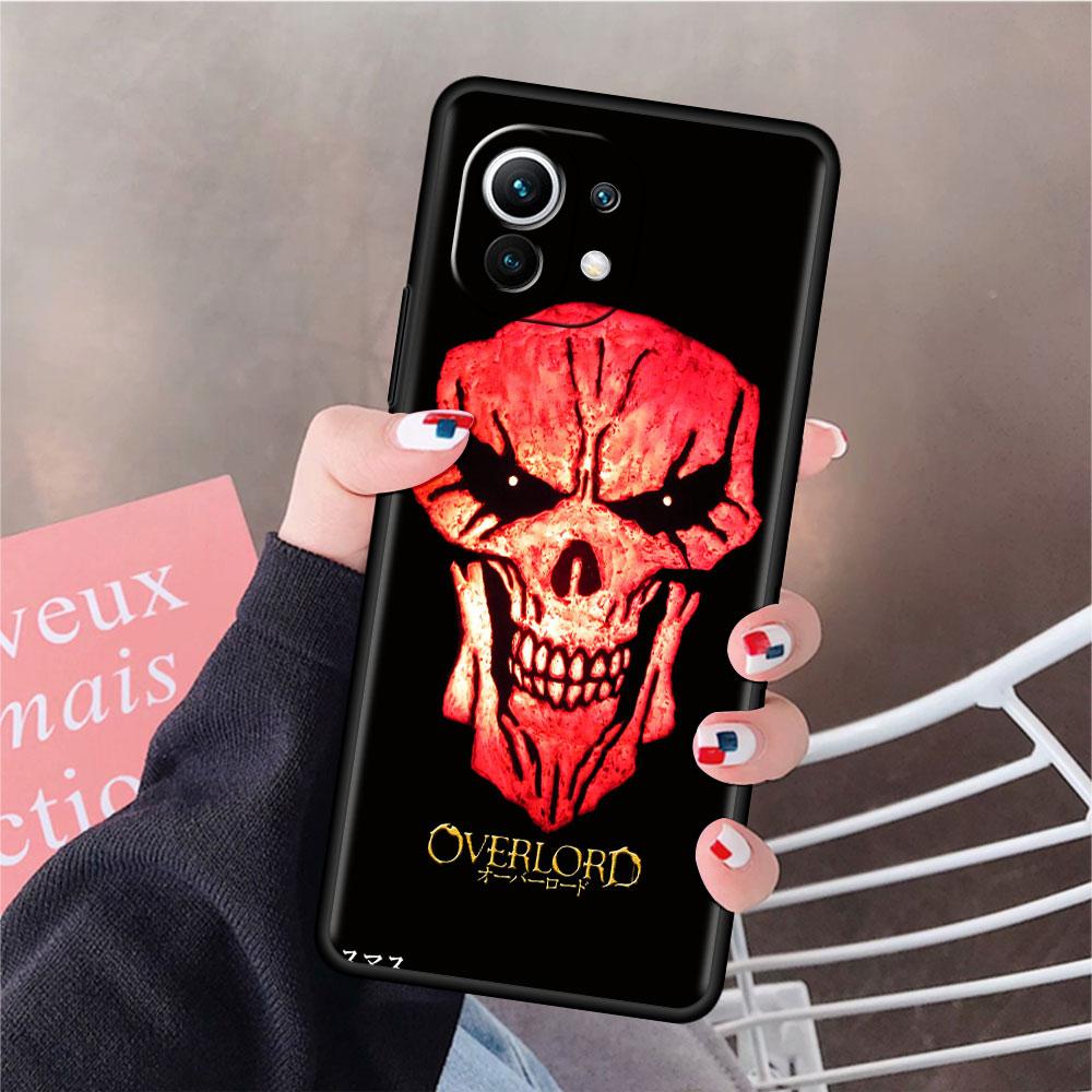 Мягкий силиконовый чехол Overlord Skull Anime для Xiaomi Mi 11 Lite 5G NE 11T Pro 12S Ultra 12 Note 10 10T 9T Phone Cover Bumper Funda
