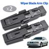 2X Front Wiper Blade Arm Lock Clip Fixing For BMW 5 Series 1996 - 2003 For A4 B6 2000 - 2003 Peugeot 607 Car Replacement