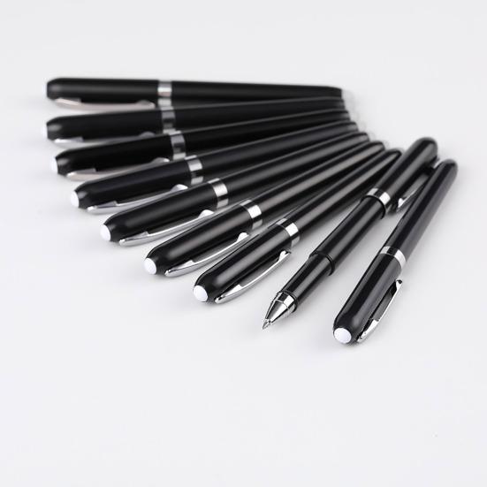 Стираемая гелевая ручка 0,5 мм с черными чернилами, выдвижная ручка-клик, гладкое письмо без размазывания